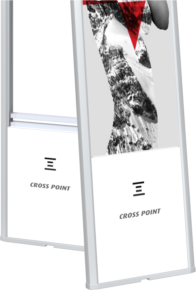 Change your advertising panels with ease - Cross Point